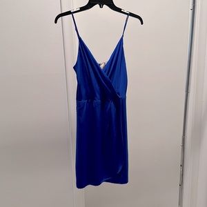 Royal blue short dress
